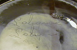 Rene Lalique Signature On An Inseparables Vase