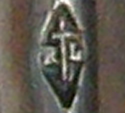 Stickpin From Silver Polio Medal Rene Lalique Signature Mark