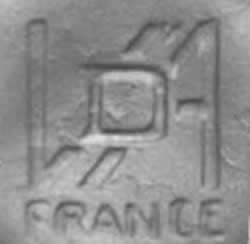 Pissenlit Plate Rene Lalique VDA FRANCE Signature Mark