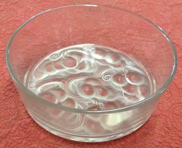 Marienthal Jam Bowl Rene With Lalique Grapes Decorated Base