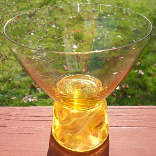 Marienthal High Base Champagne Glass Rene Lalique