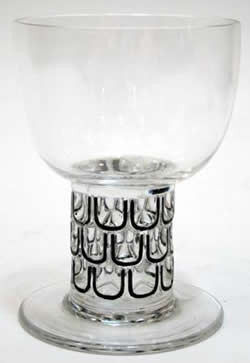 Saint-Nabot Thick Stem Glass Rene Lalique