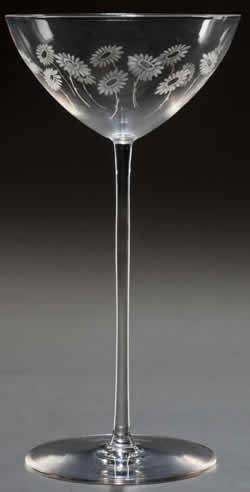 Salmbach Long Stem Glass Rene Lalique