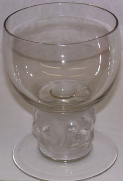Thomery Thick Stem Glass Rene Lalique