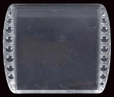 Ermitage Rectangular Plate With Curved Ends Rene Lalique