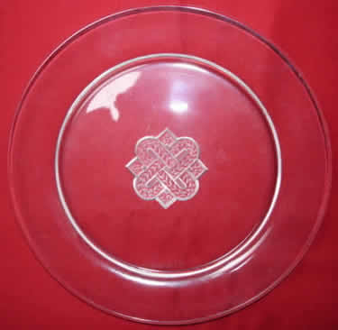 Molsheim Plate Rene Lalique Plate With A Single Central Medallion Style Decoration