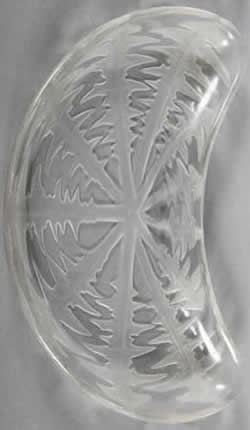 Pissenlit Kidney Shaped Salad Plate Rene Lalique