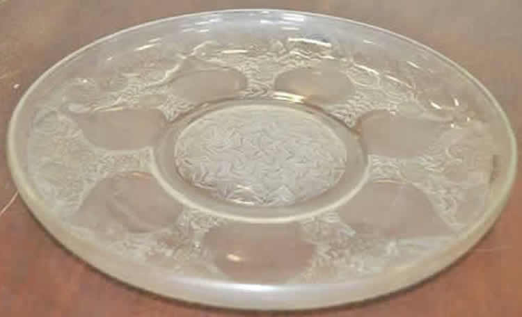 Vase Coupe Plate Rene Lalique