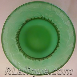 R.Lalique Green Ashtray by Rene Lalique