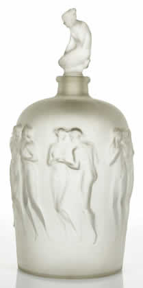 Rene Lalique Vase 12 Figurines
