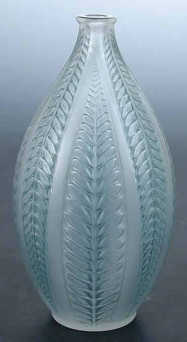 R. Lalique Acacia Vase