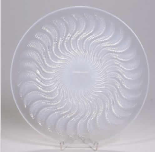 R. Lalique Actinia Opalescent Plate