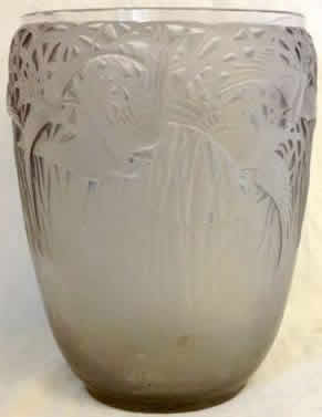 Rene Lalique Vase Aigrettes