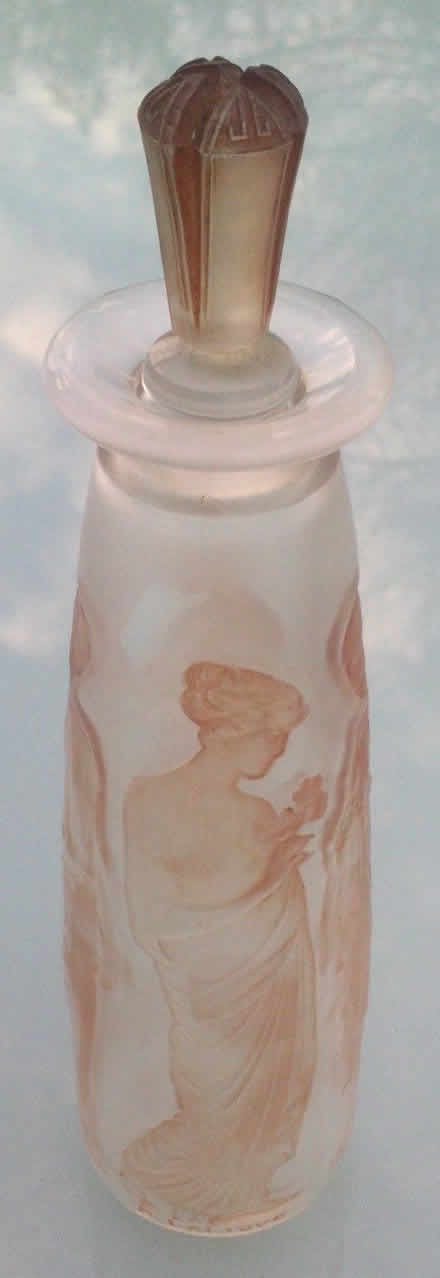 Rene Lalique Perfume Bottle Ambre Antique