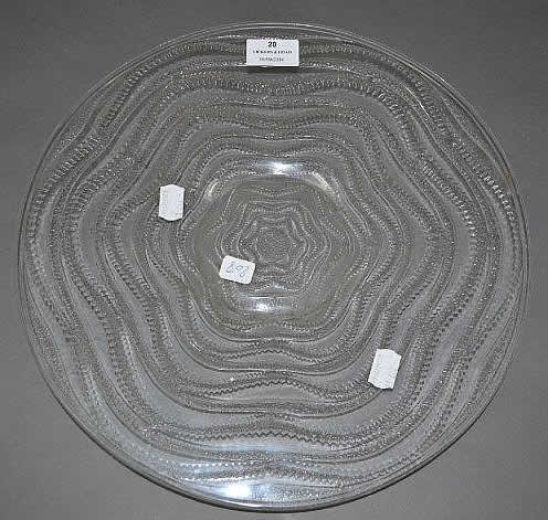 Rene Lalique Plate Annecy