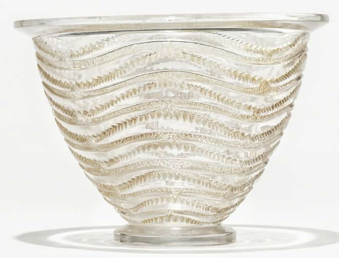 R. Lalique Annecy Vase