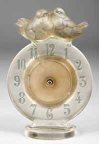 R. Lalique Antoinette Mantel Clock