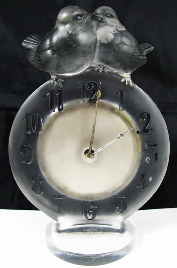 Rene Lalique Antoinette Clock