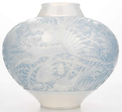 R. Lalique Aras Vase