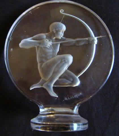 Rene Lalique  Archer Hood Ornament 