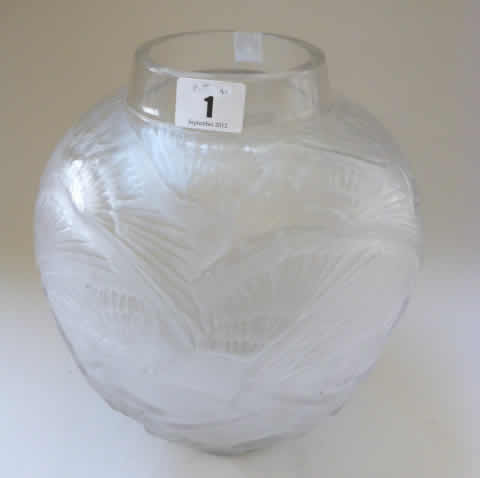 Rene Lalique Vase Archers