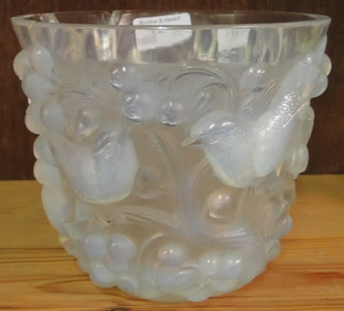 R. Lalique Avallon Vase
