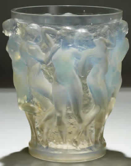 Rene Lalique Vase Bacchantes