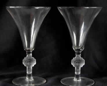 Rene Lalique Barr Wine Glass 