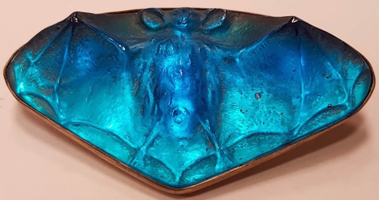 R. Lalique Bat Brooch