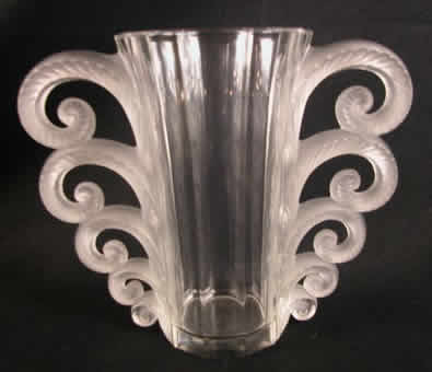 Rene Lalique Beauvais Vase
