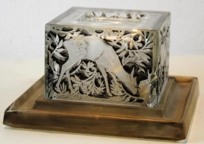 R. Lalique Biches Inkwell