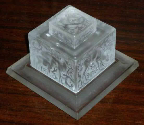 Rene Lalique  Biches Inkwell 