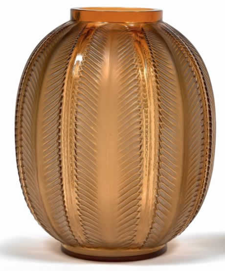 R. Lalique Biskra Vase