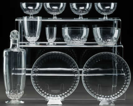 Rene Lalique Blois Tableware