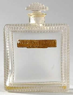 R. Lalique Border Et Bouchon Crantes Perfume Bottle