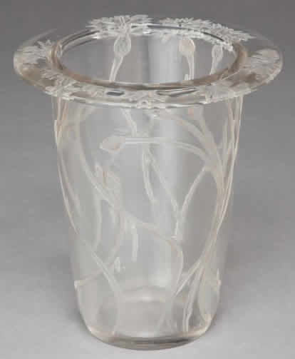 Rene Lalique  Bordure Bluets Vase 