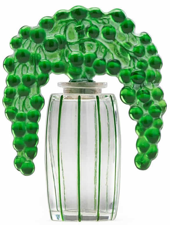R. Lalique Bouchon Cassis Perfume Bottle