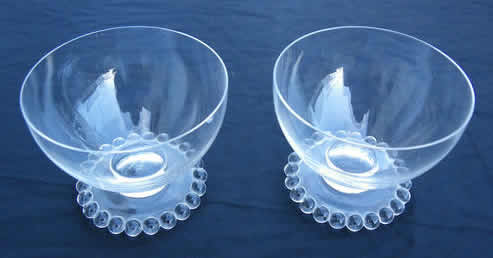 Rene Lalique Champagne Glass Boules
