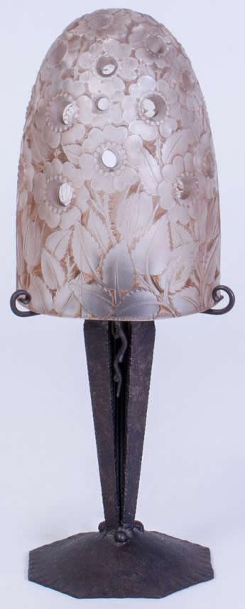 Rene Lalique Lamp Boutons D'Or