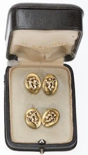 Rene Lalique Cufflink Tritons et Naiades