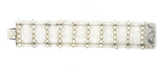 Rene Lalique Bracelet Lignes Des Perles