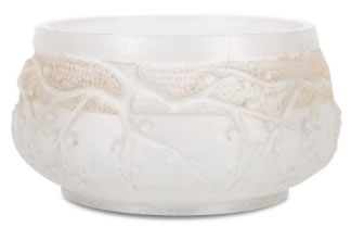 Rene Lalique Branches Et Graines Cire Perdue Bowl