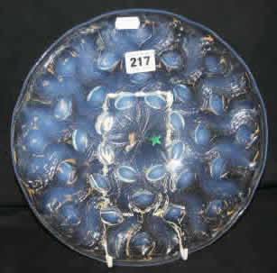 Rene Lalique Plate Bulbes