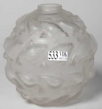 Rene Lalique Vase Camaret