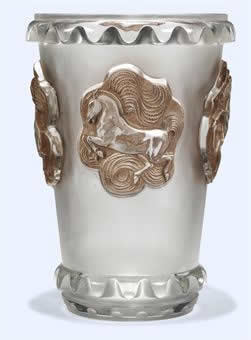 R. Lalique Camargue Vase
