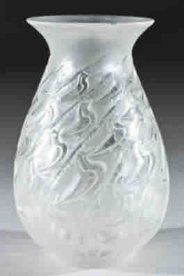 Rene Lalique  Canards Vase 