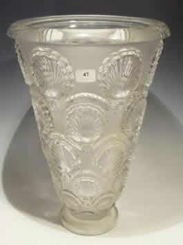 R. Lalique Cancale Vase