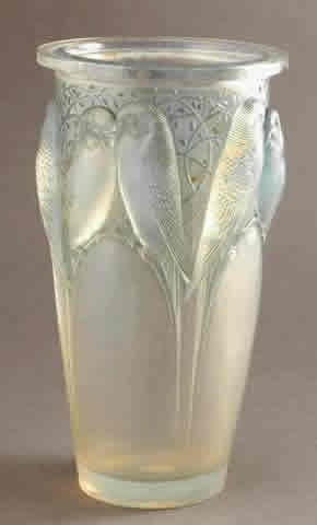 Rene Lalique  Ceylan Opalescent Vase 