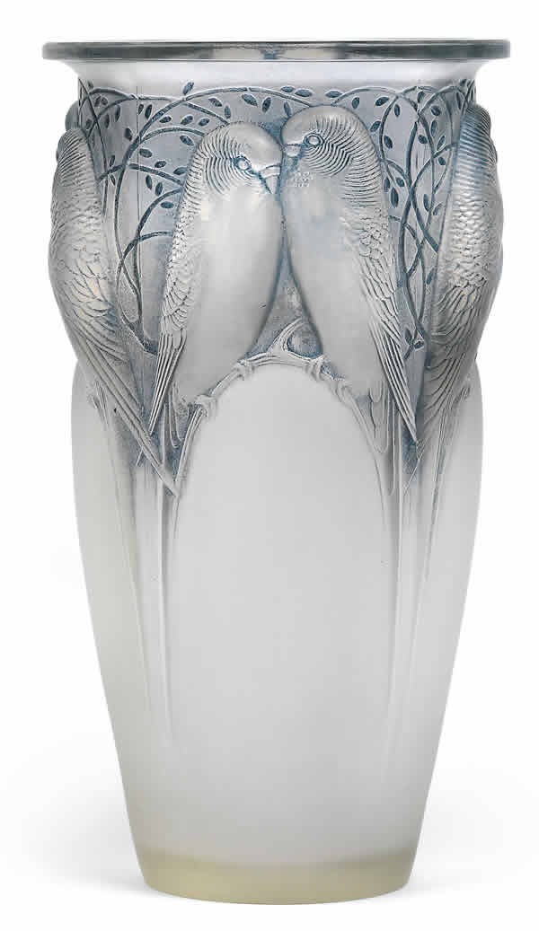 Rene Lalique Vase Ceylon