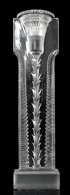 R. Lalique Chardon Candlestick